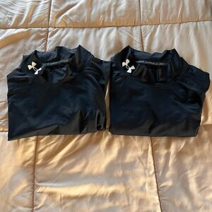 2- 2XL under Armour heatgear mock turtleneck